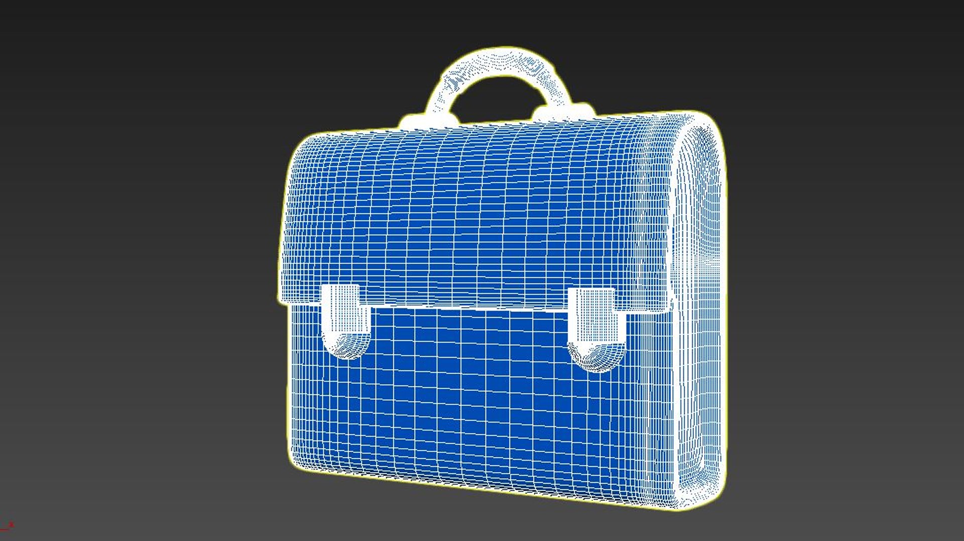 3D Briefcase Model TurboSquid 1905183