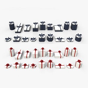 Gift Boxes - Tied Ribbon Bundle