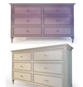 dresser Riverdi.  The Werby. Purple and beige