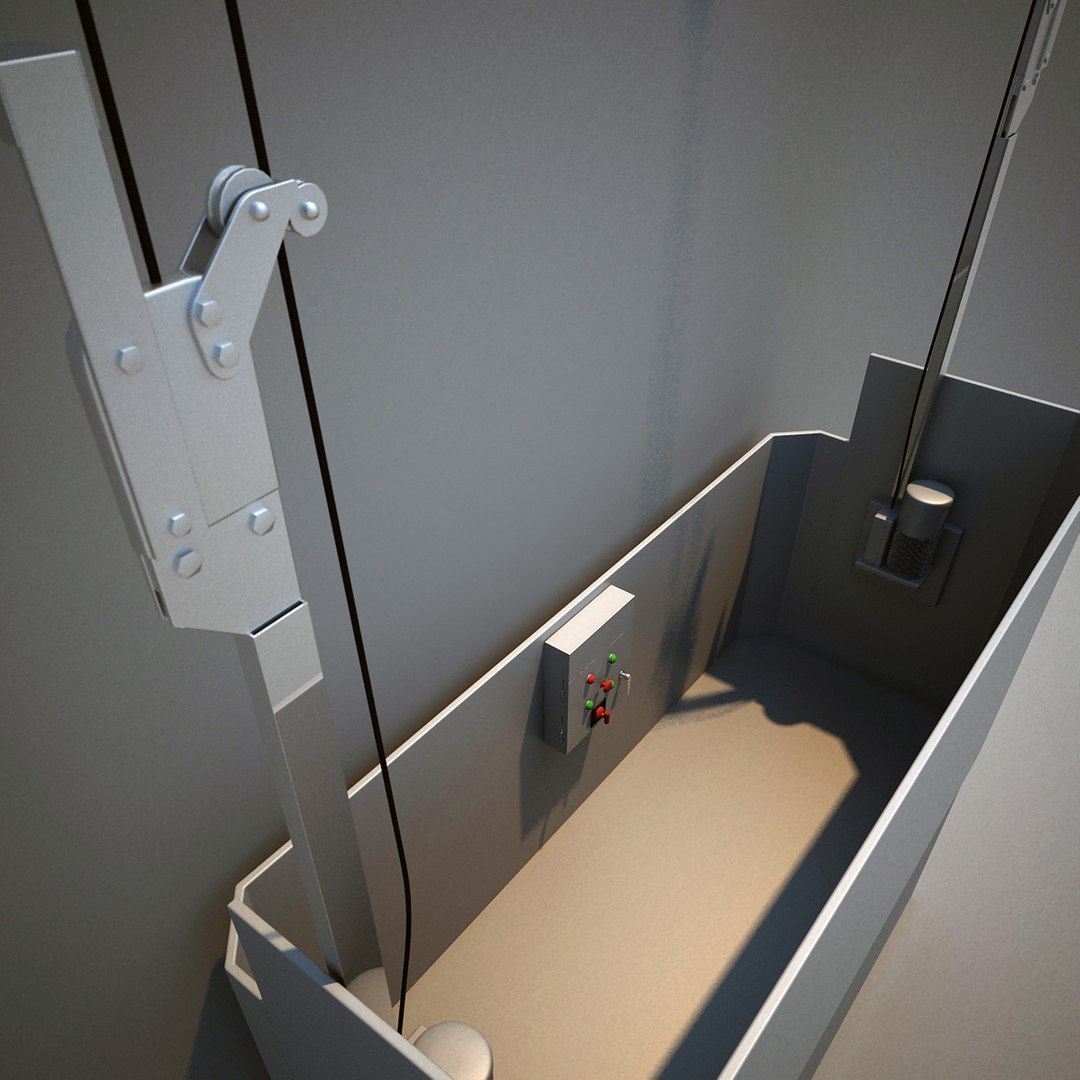 Window Cleaning Machine Gondola 3d Max