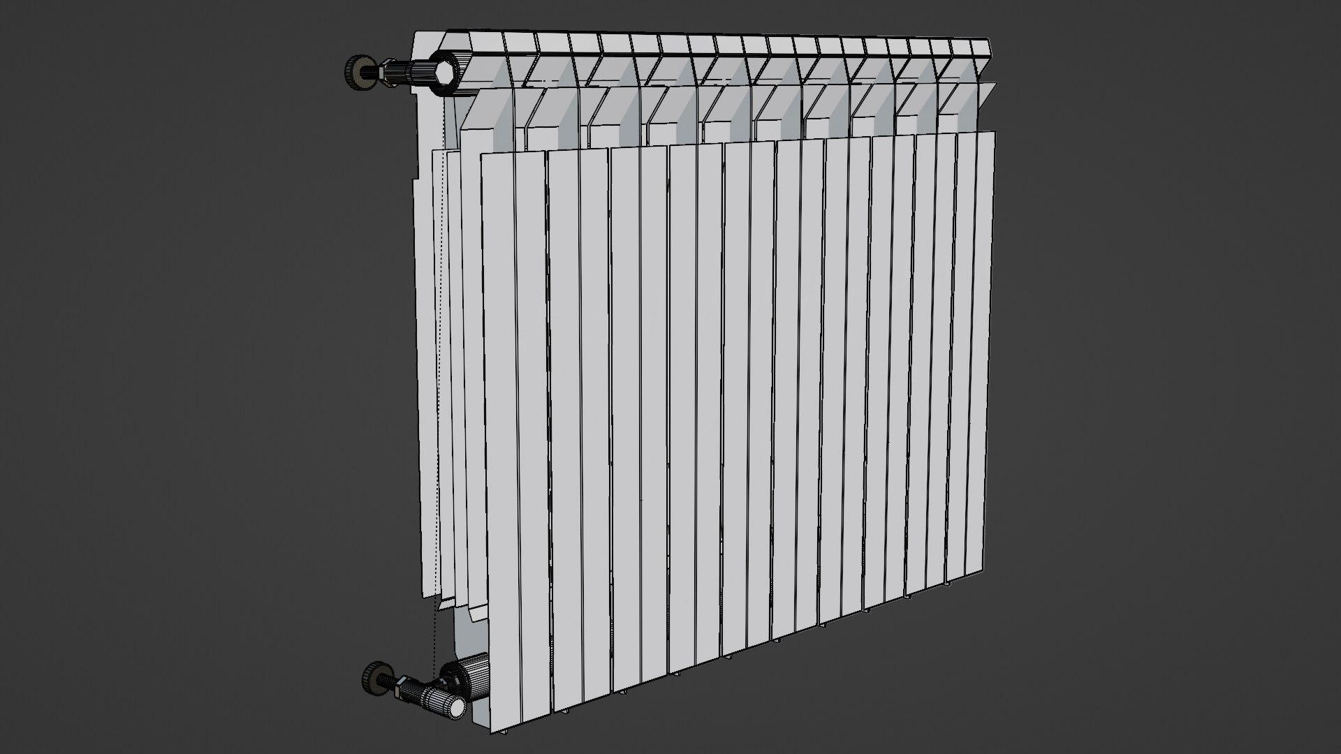 Wall Radiator 3D Model - TurboSquid 1866479