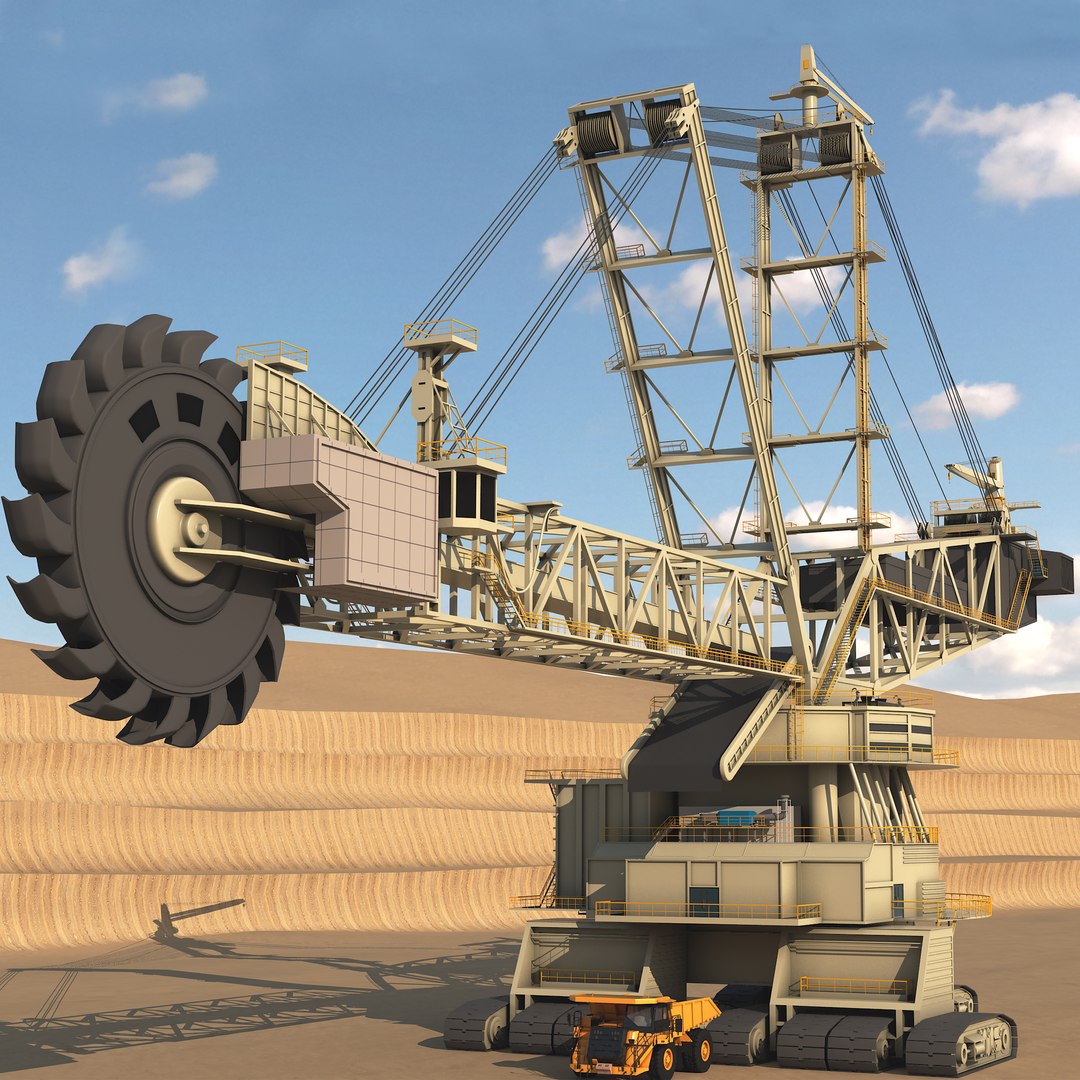 3D model Mining and Open-Pit Mining - TurboSquid 2138347