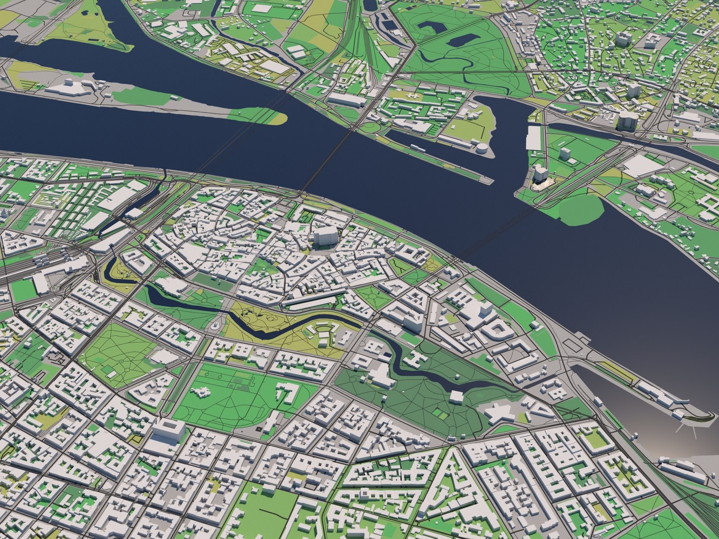 3D Model City Riga - TurboSquid 1433931