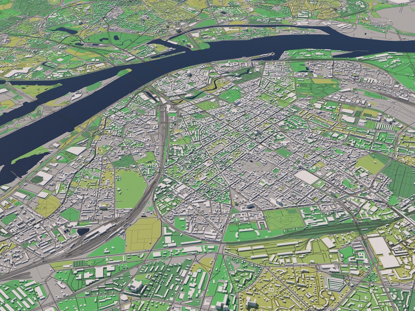 3D Model City Riga - TurboSquid 1433931