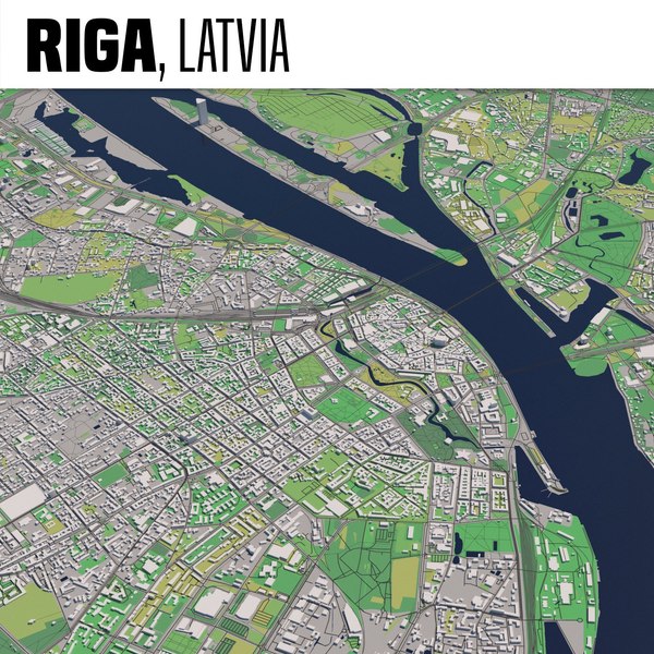 modelo 3d Riga, Letonia - TurboSquid 1433931