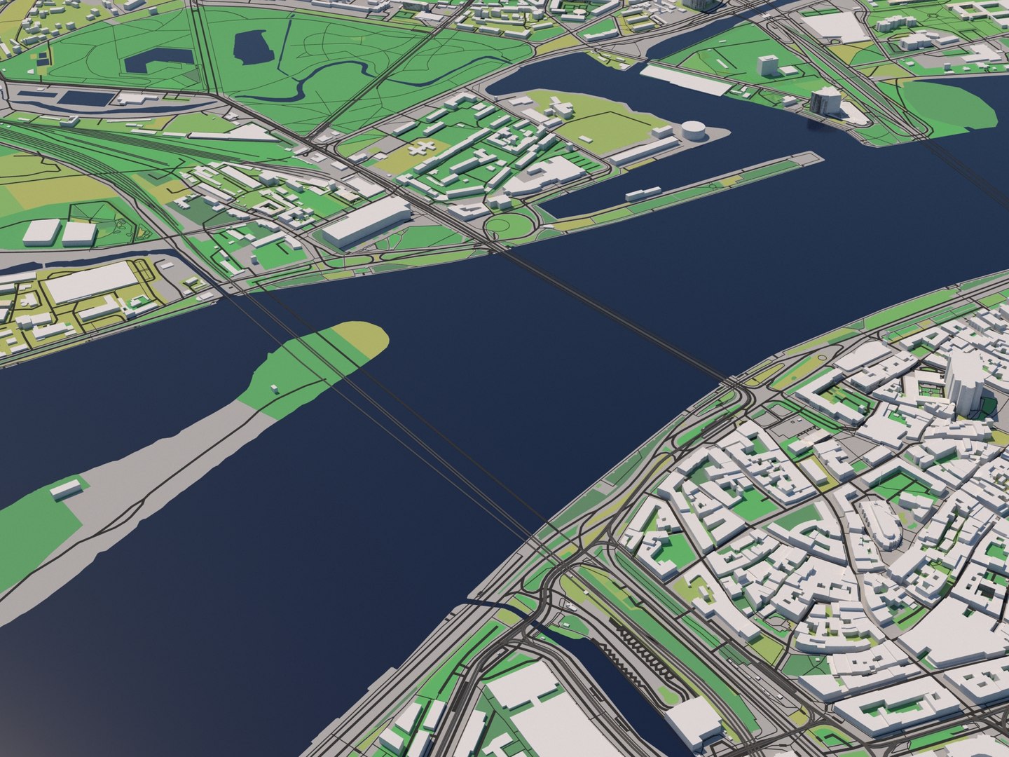 3D Model City Riga - TurboSquid 1433931