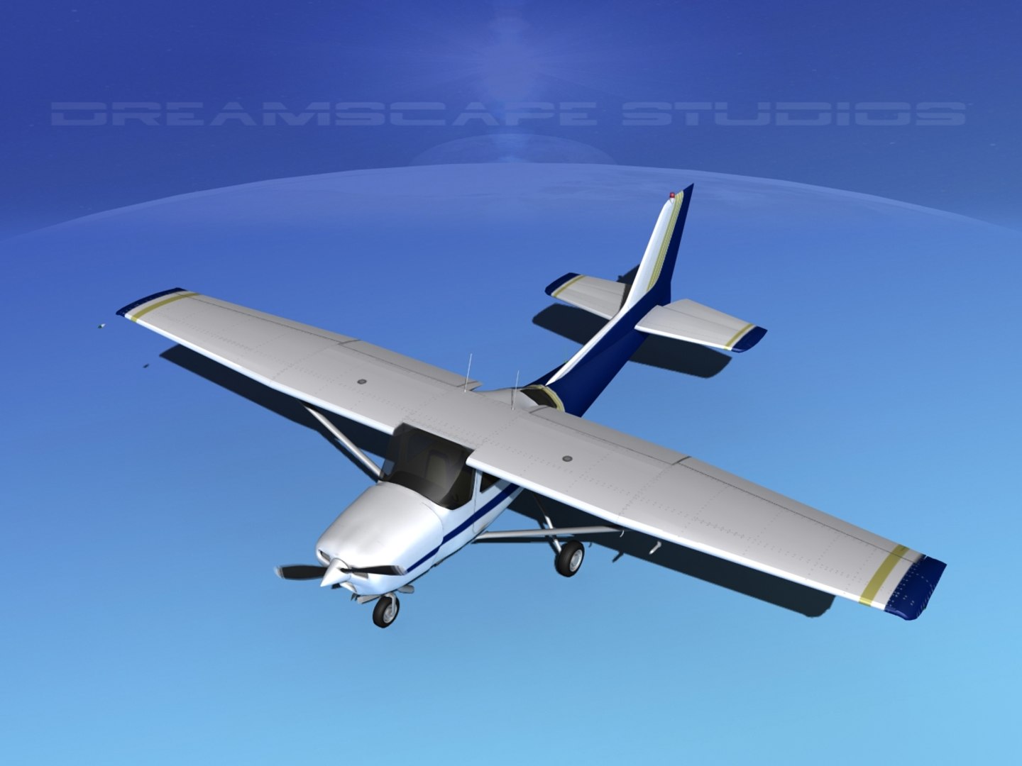 Cessna 172 Cutlass 172rg 3d Model