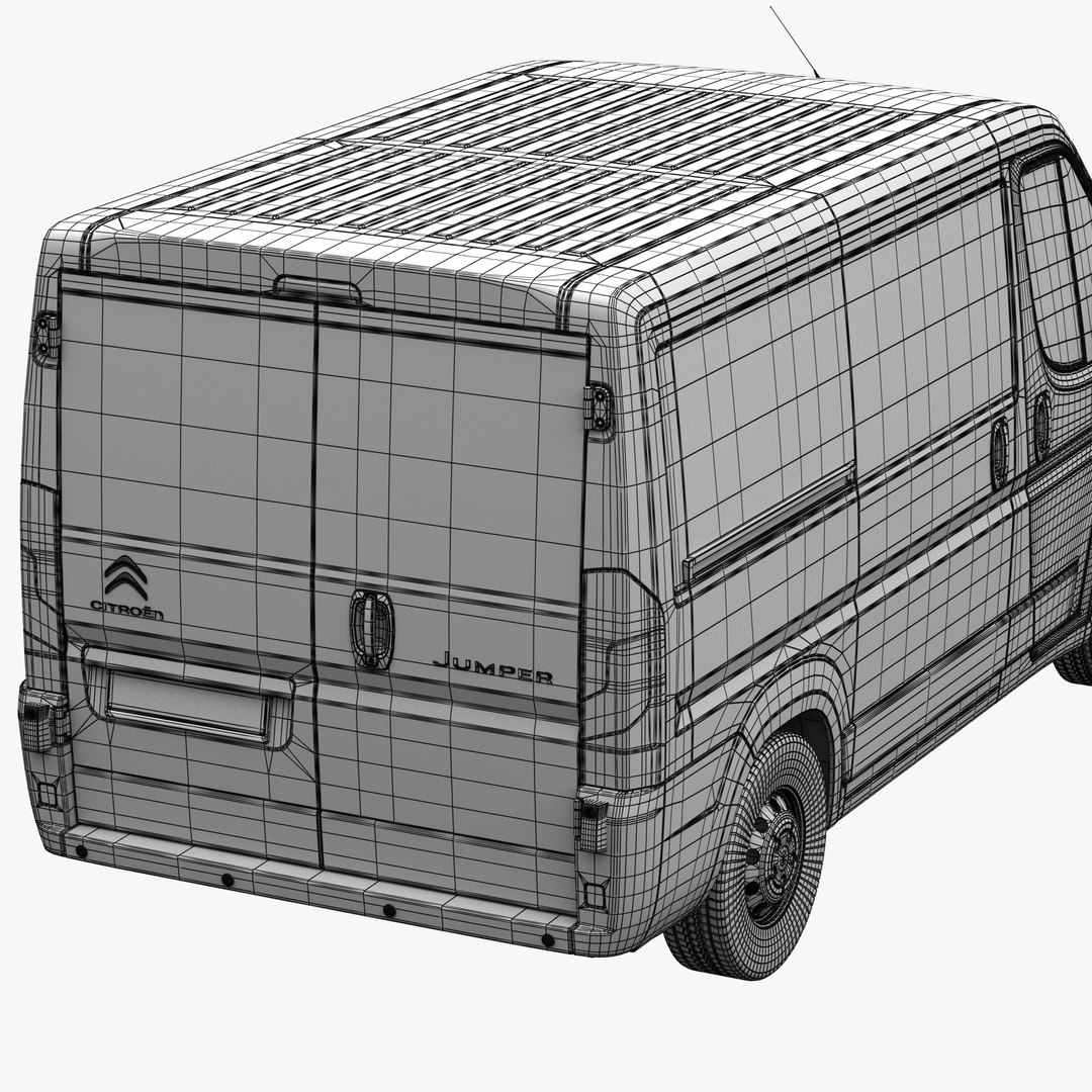Citroen Jumper Passenger Van 2014 3D model