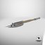 Hacha de jinete Low-poly PBR
