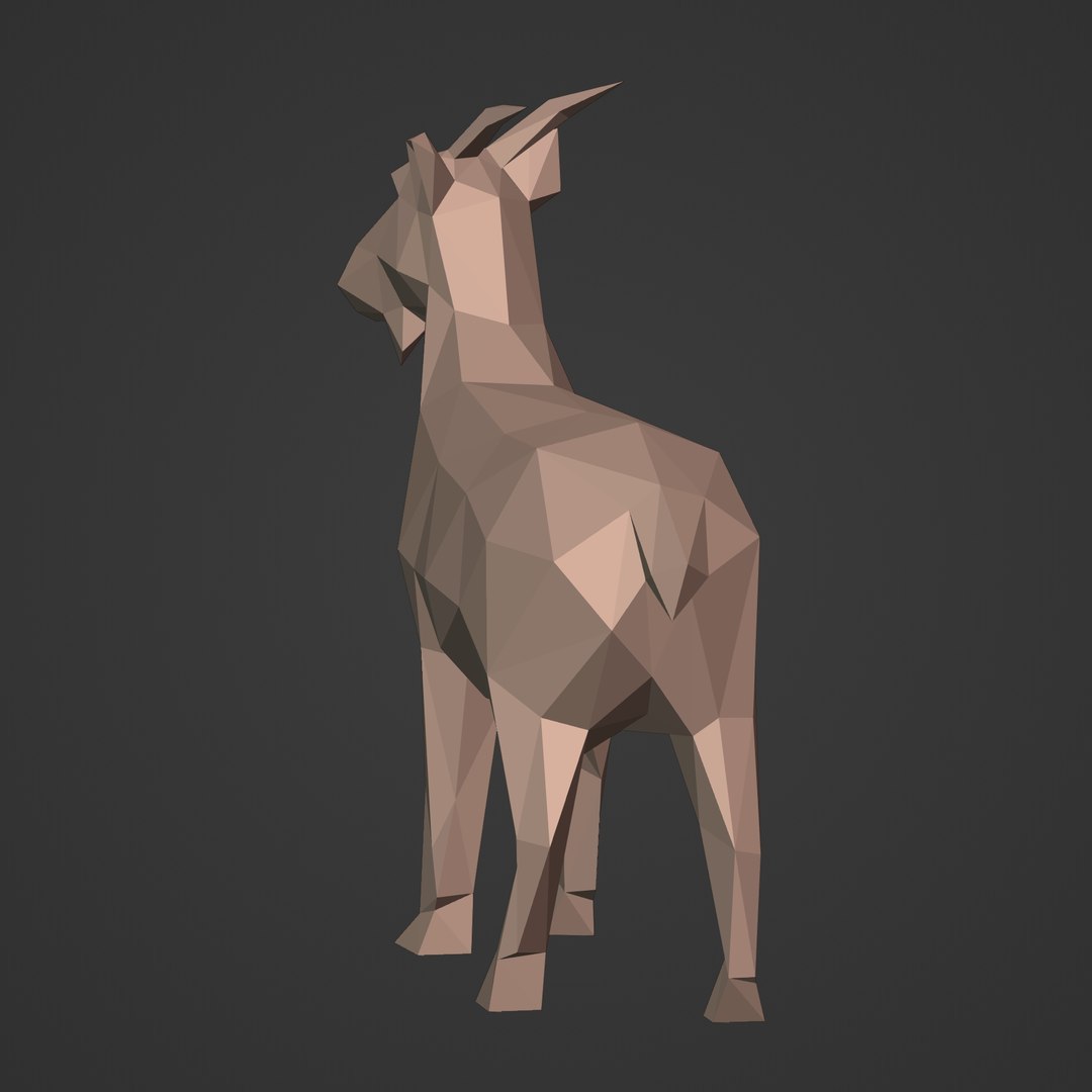 Goat Figurine Model - TurboSquid 2072283