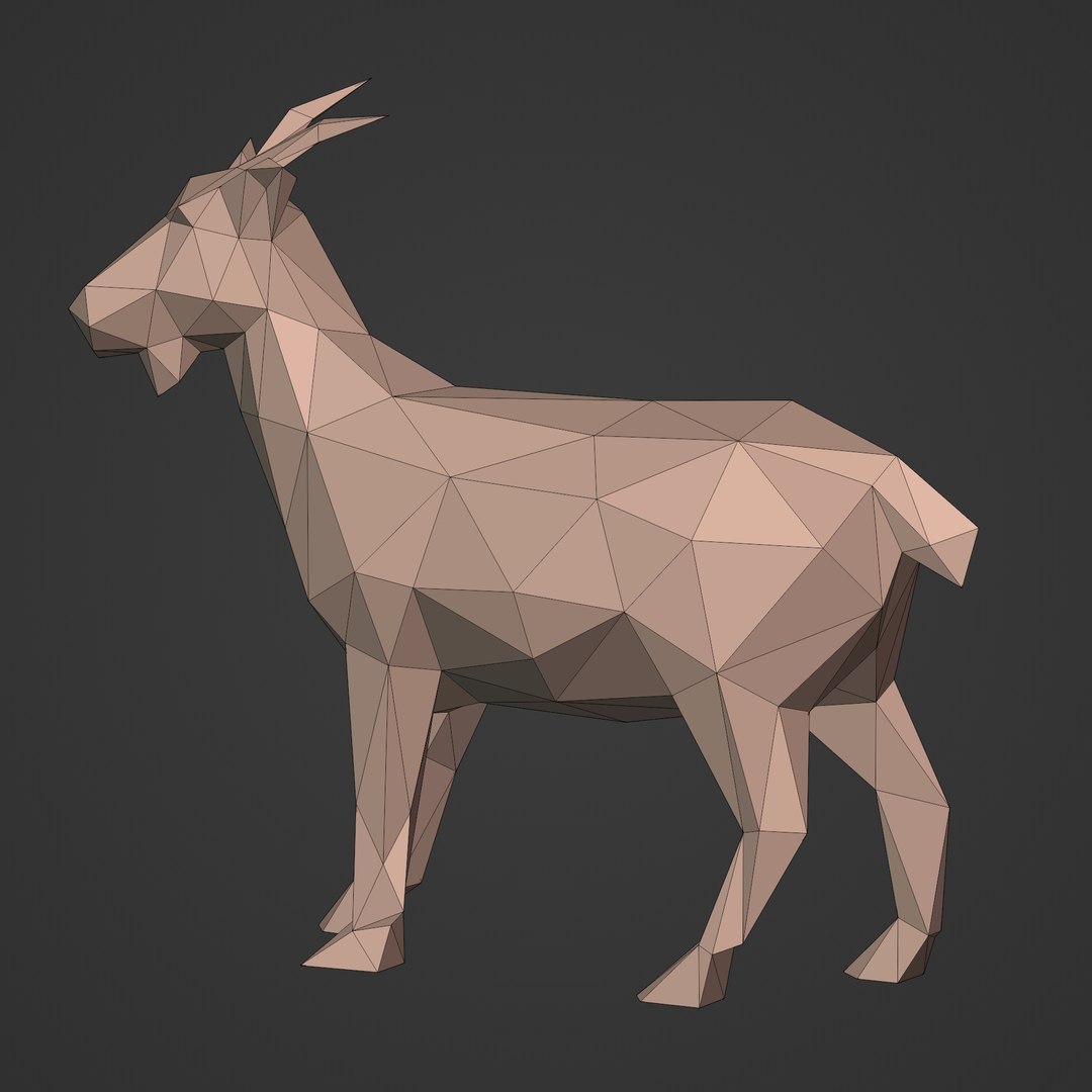 Goat Figurine Model - TurboSquid 2072283