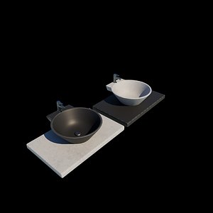 3D Table Top Wash Basin 3D model model