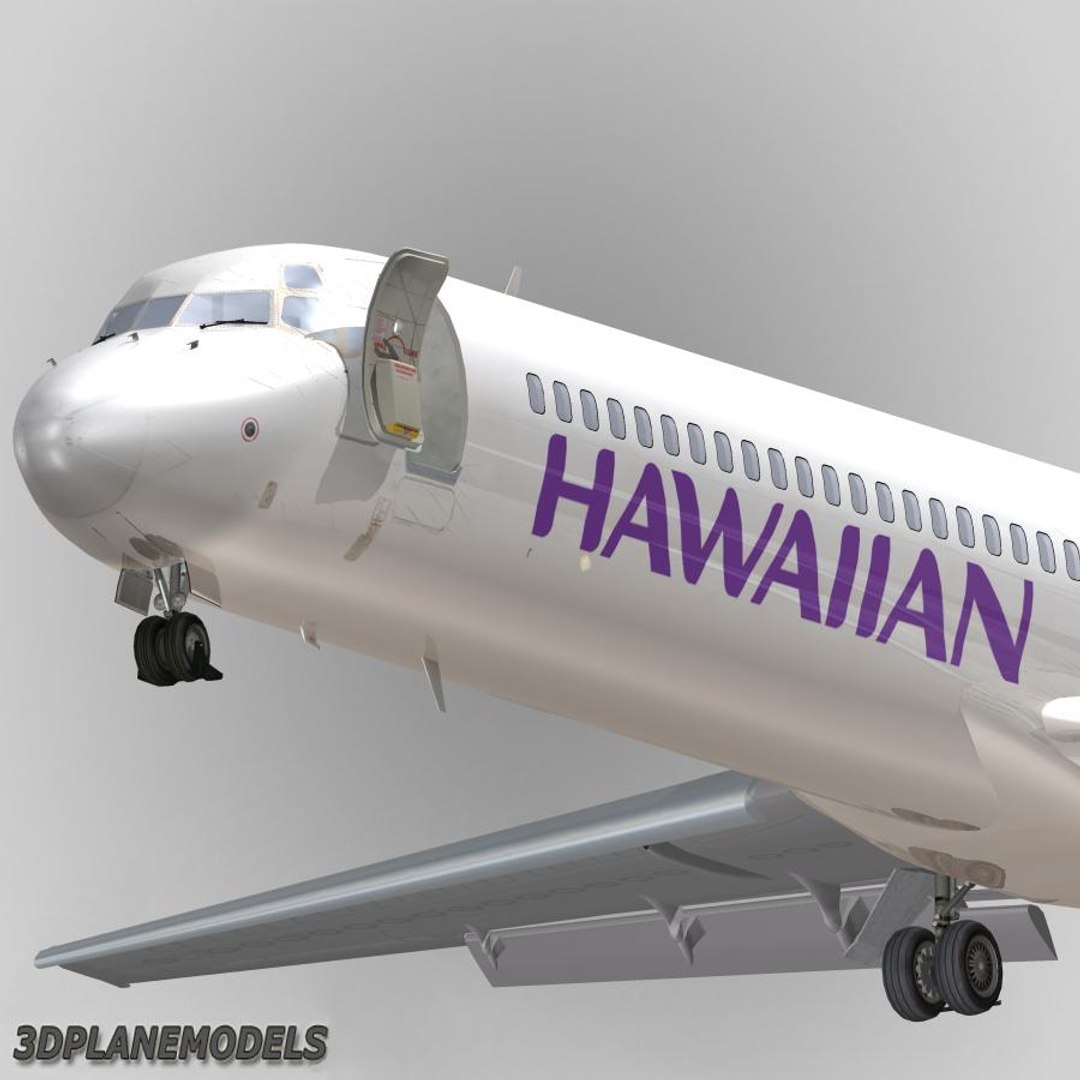 Hawaiian Airlines B717-200 新塗装 1/200 Hawaiian Boeing 717-200 N134FE New Livery Gemini 200