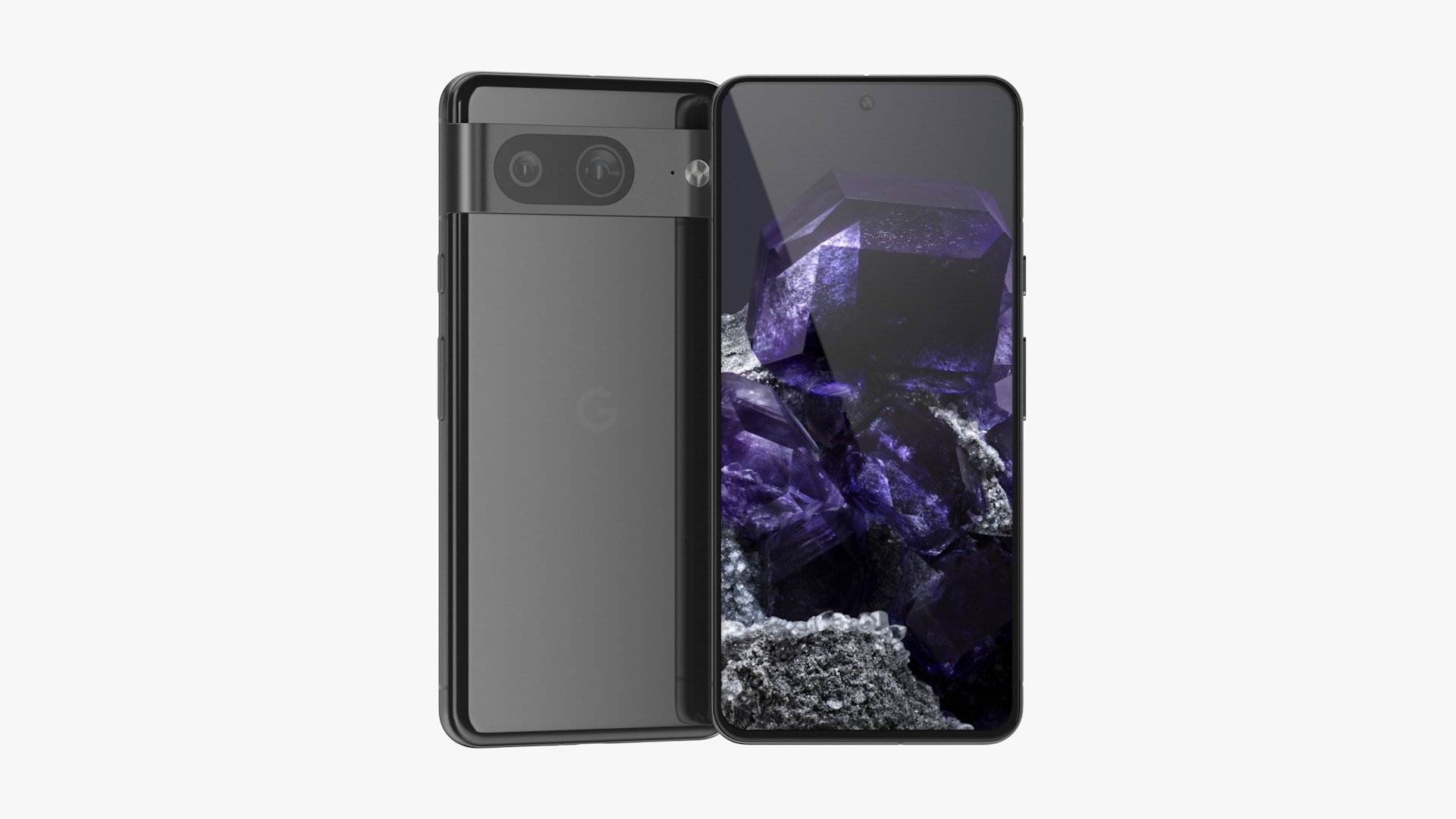 3D Google Pixel 8 Obsidian Black model - TurboSquid 2130372