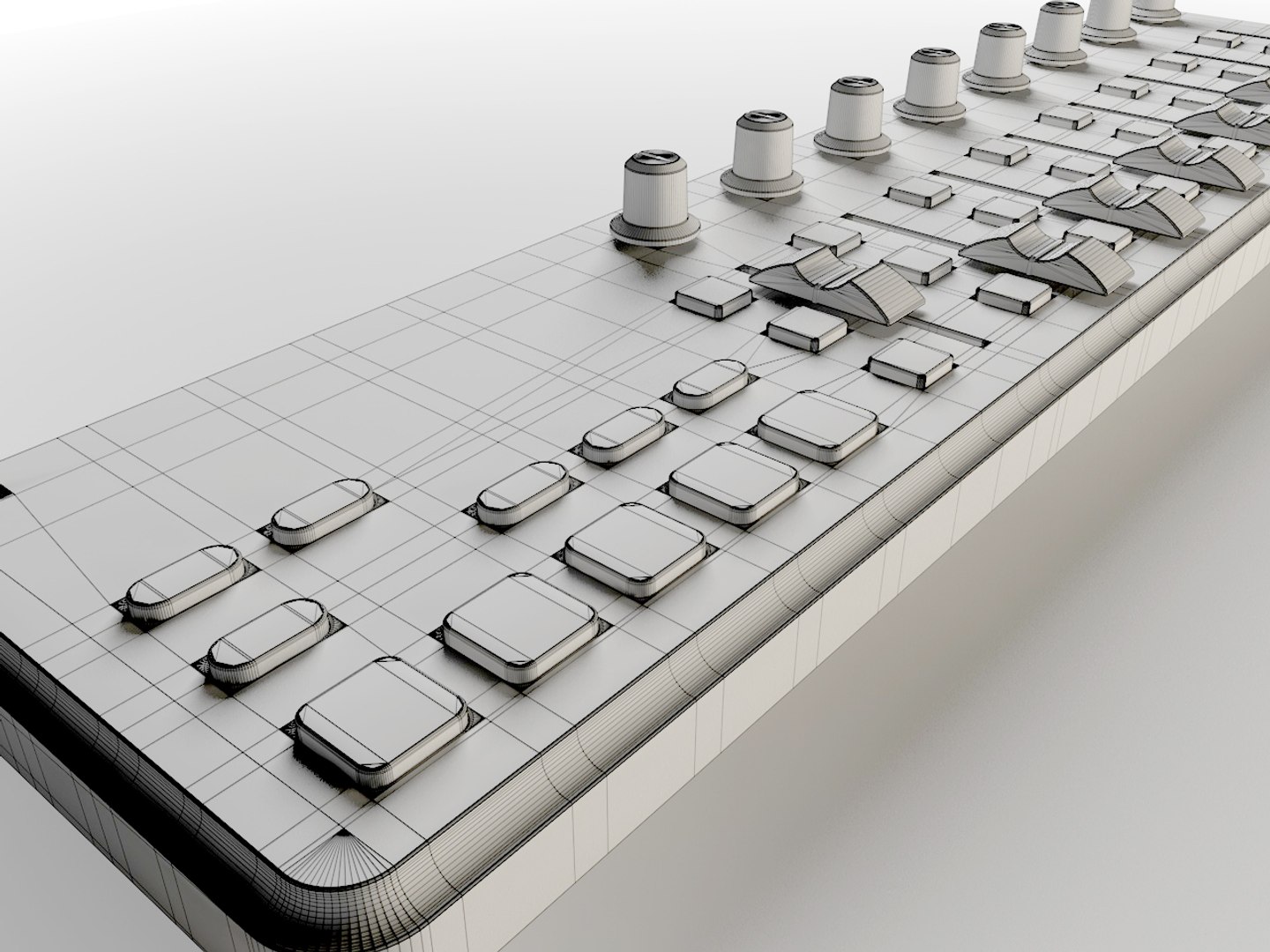 3d Model Midi Korg Nano