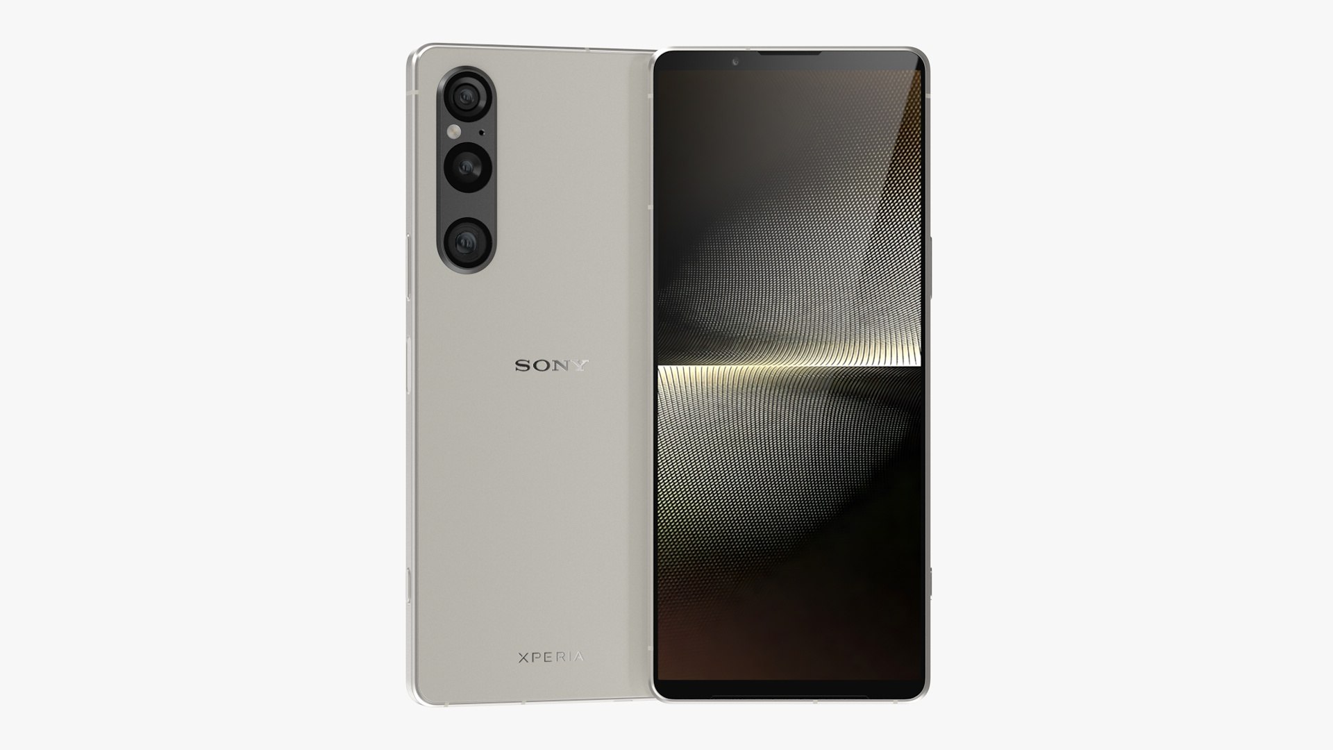 Sony Xperia 1 MK V Platinum Silver 3D - TurboSquid 2069935