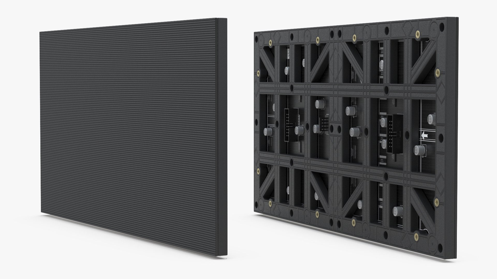 3D LED Screen Panel Lights Off - TurboSquid 2284124