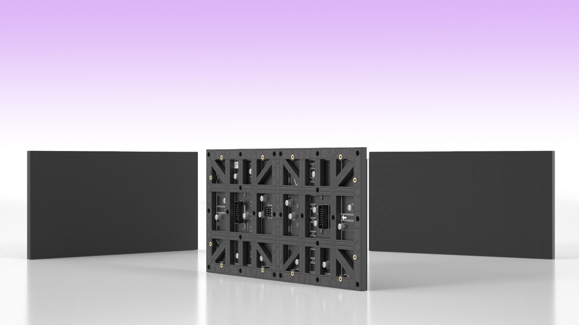 3D LED Screen Panel Lights Off - TurboSquid 2284124