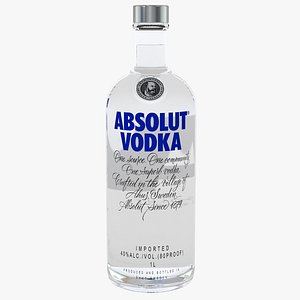 absolut vodka original 1l 3D
