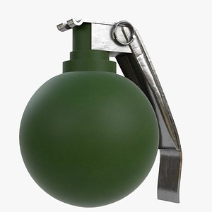 m67 fragmentation hand grenade 3d max