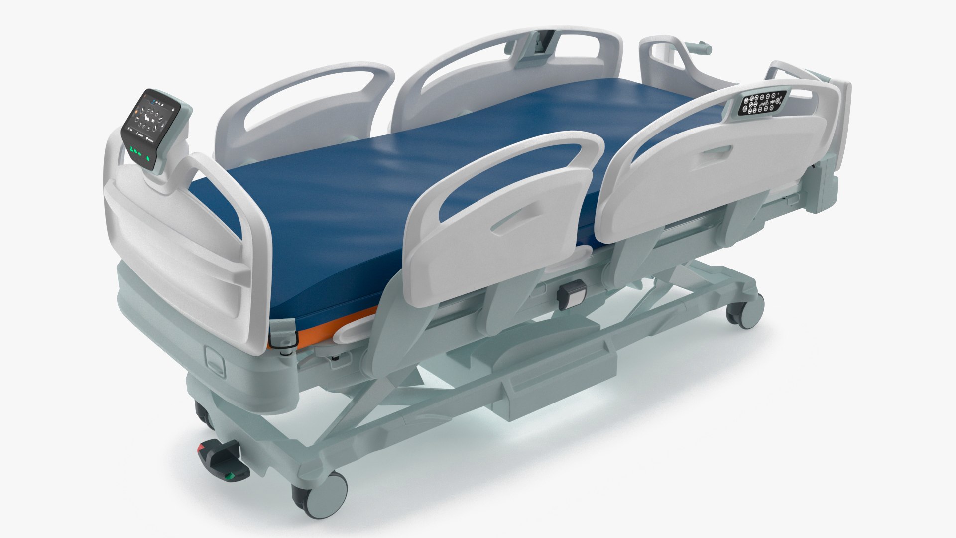 Hospital Beds Collection 7 3D model preview