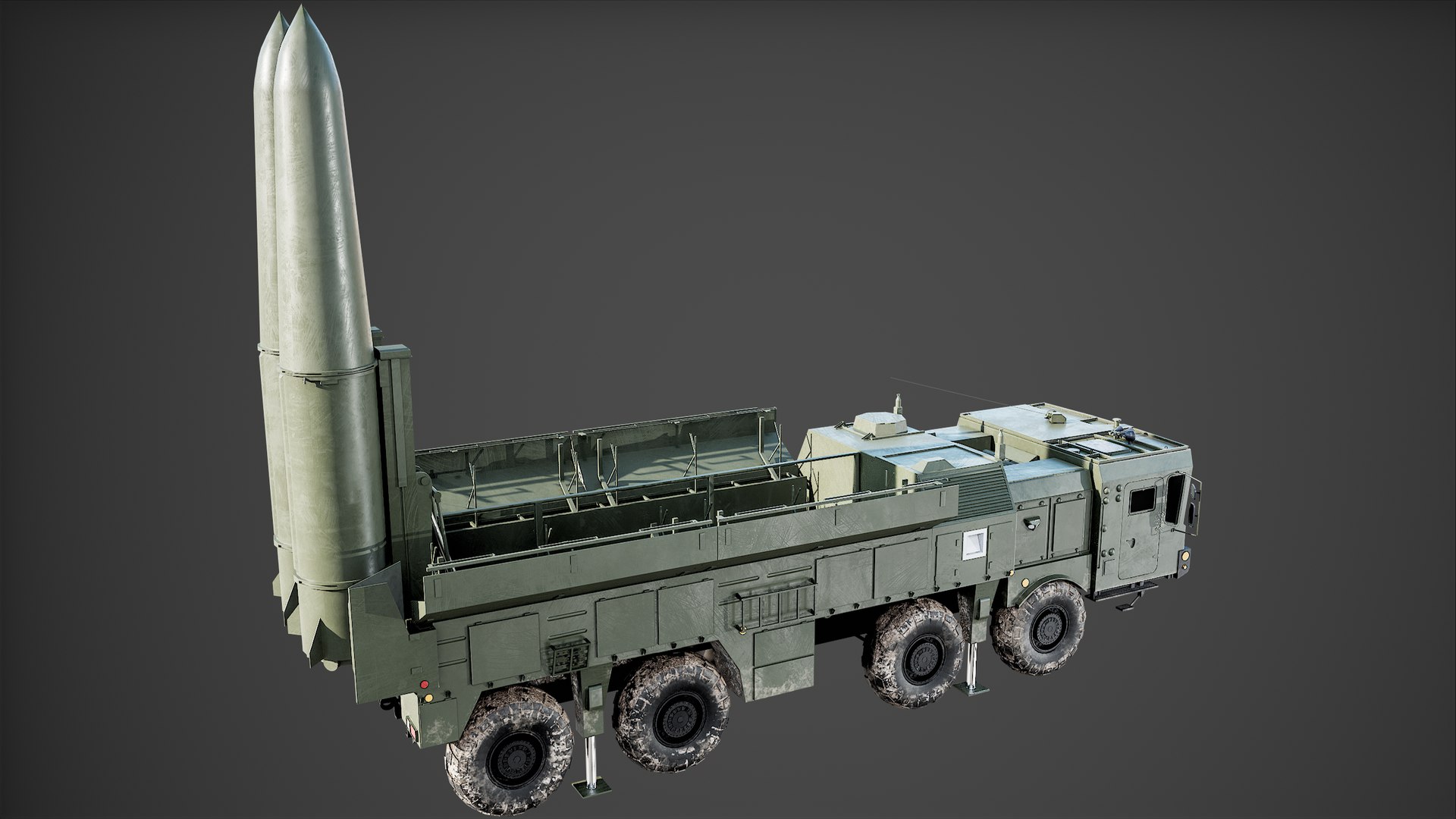 Iskander 9K720 SS-26 Stone Missile System Model - TurboSquid 2090812