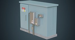 3D electrical enclosure 4a model