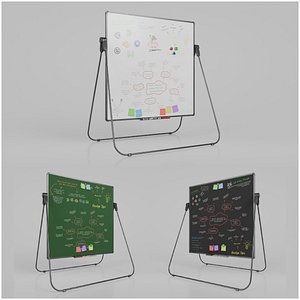 Professional U Stand Square Writing Boards - Customizable Trio Set