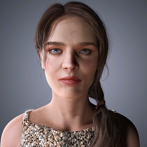 3D model Natalia Vodianova Character 3D Model Low-poly
