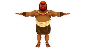 3D cartoon monster model