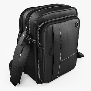 Leather Side Bag 8K PBR Textures