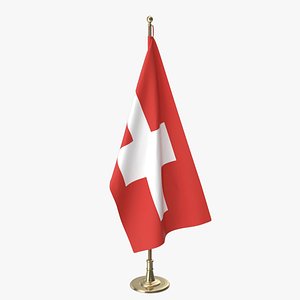 3D swiss office flag