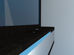 3d connected mirror model