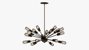 pendant loft industrial sputnik chandelier elliptical