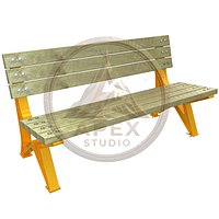Classic Star Cast Iron Bench