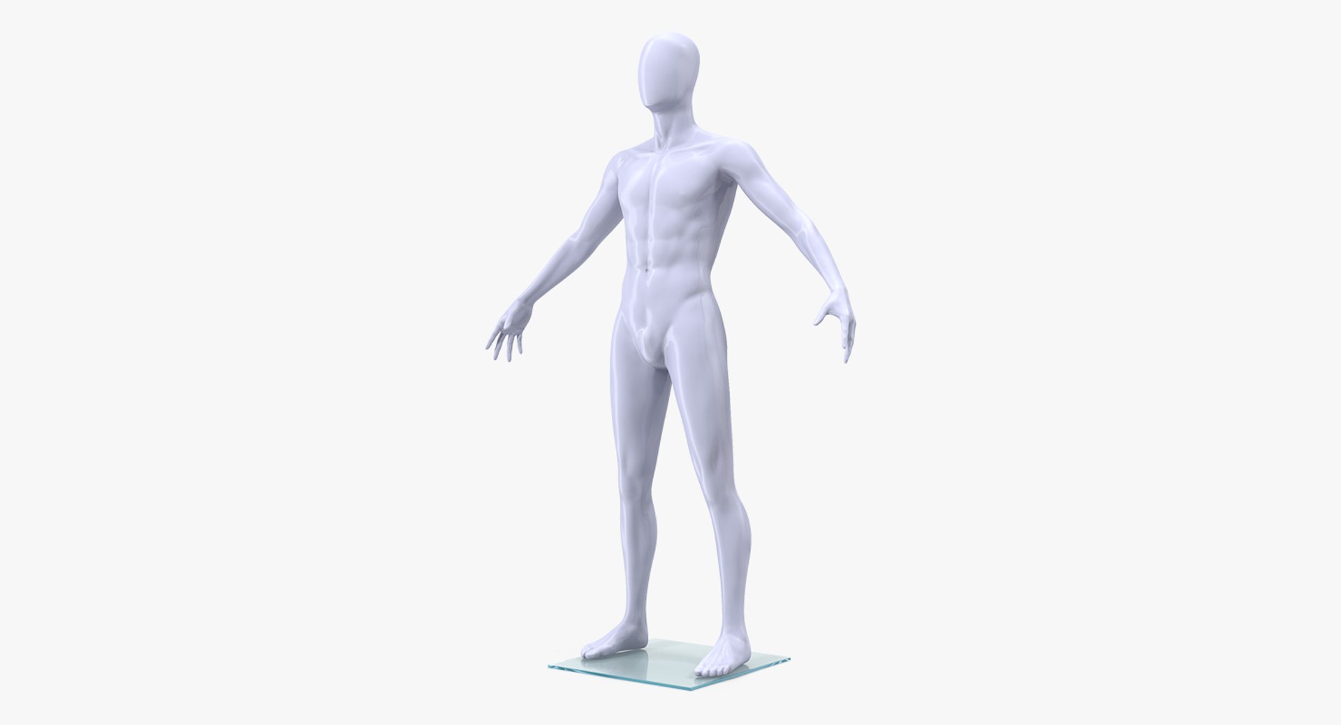 Male Mannequin 3D model preview