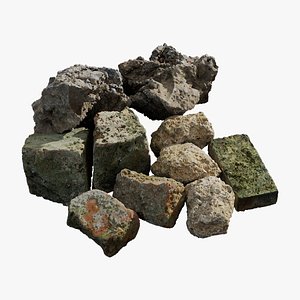 3D PBRPX Bricks 01
