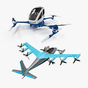 Air Taxi Collection 3D model
