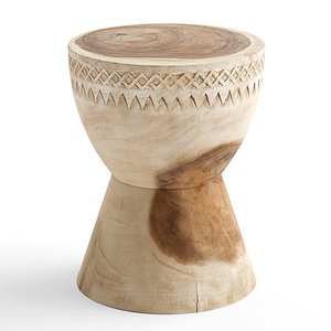 3D Abuja Stool model
