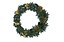 Realistic Golden Leaves Christmas Wreath