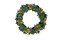 Realistic Golden Leaves Christmas Wreath