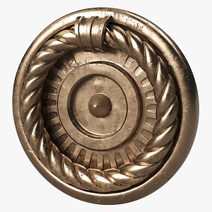 Bronze Twisted Knocker 3D model