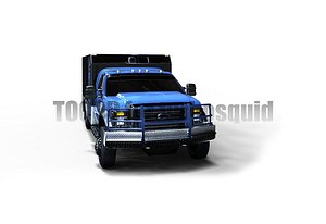 armored truck 3d model