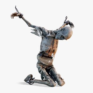 3D Human corpse 05 model