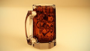 3D drink glass - coke model