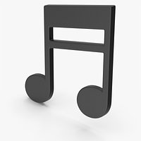 Slanted Beamed Sixteenth Note