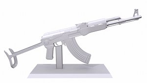 print ak47 folding stock model