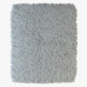 3d fur rug model