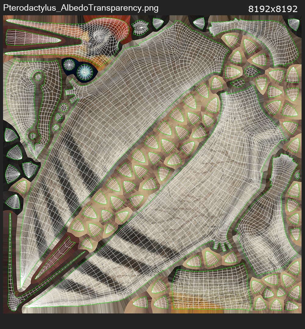 3D model pterodactyl pterodactylus https://p.turbosquid.com/ts-thumb/eC/360kIb/PuWYhtSR/unwrapped/jpg/1603811711/1920x1080/fit_q87/79d356faae0d11f2b71b94d58a250f8ec385c787/unwrapped.jpg