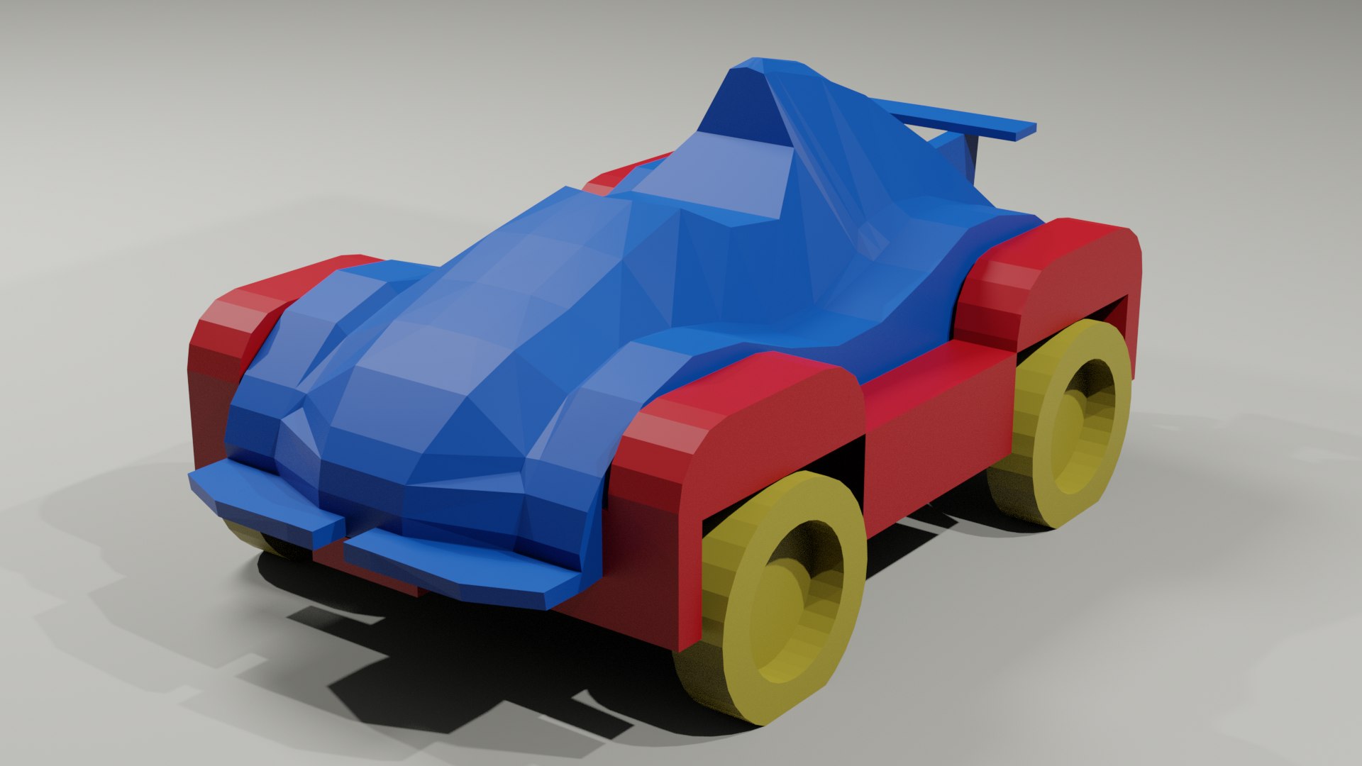 modelo 3d Toy Low-poly Racing Car - TurboSquid 1472098